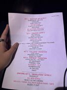 Setlist