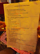 Setlist