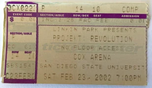 San Diego ticket