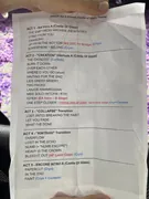 Setlist