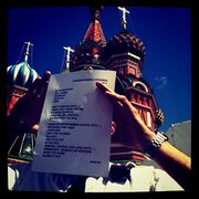 Moscow show setlist