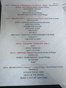 Setlist