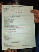 Setlist