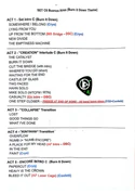 Setlist