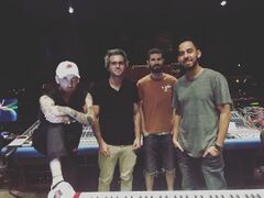 Blackbear, Andrew Goldstein, Brad Delson, and Mike Shinoda
