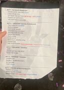 Setlist