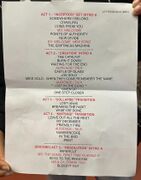 Setlist