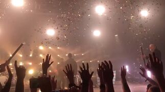 Music video shoot post-show on March 23, 2019 in Luxembourg City, Luxembourg for the lost video