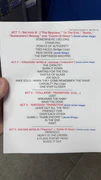 Setlist