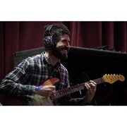 Brad rehearsing a new THP song, allegedly "War"