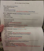 Setlist