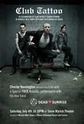 Advertisement for the concert