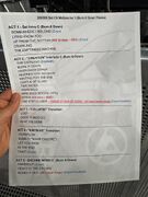Setlist