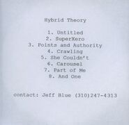 Hybrid Theory 8-Track Demo