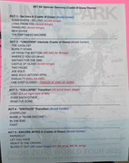 Setlist