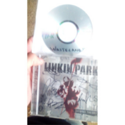 Burned CDR by Adam Ruehmer, thrown by Mike Shinoda to fans at Linkin Park's Rock in Rio 2014 concert