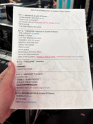 Setlist