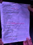 Setlist
