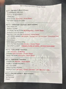 Setlist