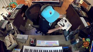 Mike Shinoda with the vinyl