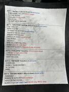 Setlist