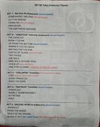Setlist
