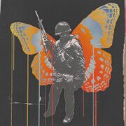 Hybrid Soldier concept with butterfly wings[160]