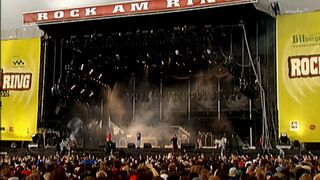 Linkin Park performing the instrumental "Pictureboard" jam at Rock am Ring 2001
